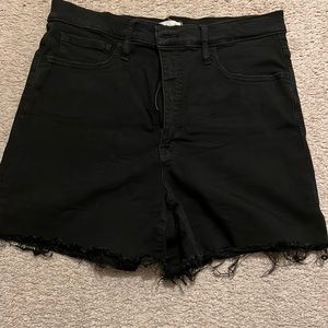 Madewell high rise shorts